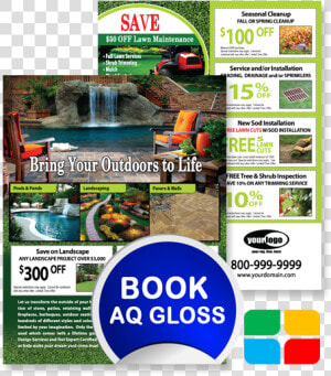 Landscaping Flyers La010001 Aq  HD Png Download