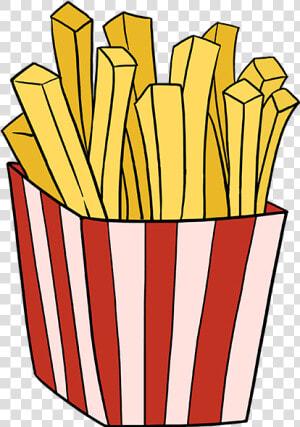 How To Draw French Fries   Easy Draw French Fries  HD Png Download