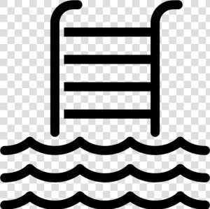 Pool Black And White Png   Swimming Pool Vector Png  Transparent Png