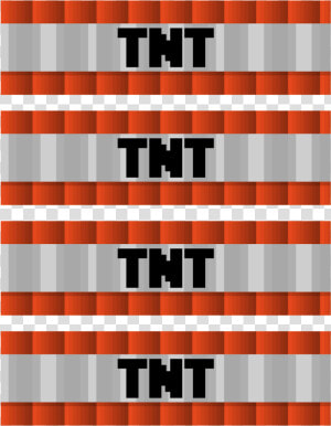 Free Printable Tnt Minecraft  HD Png Download