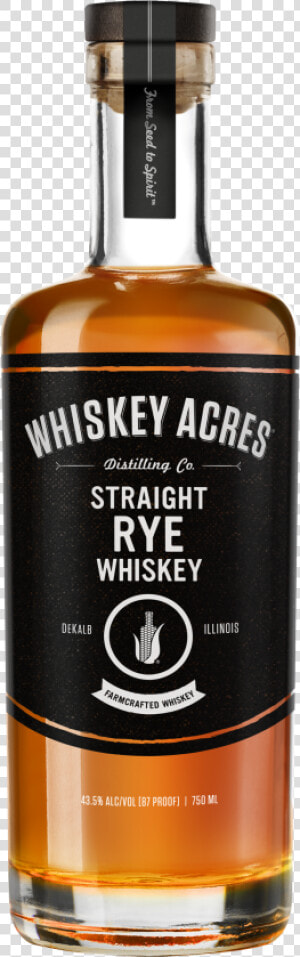 Wa Comp Opaque Rye   Whiskey Acres Bourbon Farmcrafted Single Barrel  HD Png Download