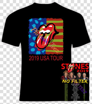 Rolling Stones 2019 No Filter   Rolling Stones 2019 Tour Shirts  HD Png Download