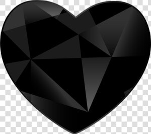 Black Gem Heart Png Clipart Black Heart Png   Black Gem Png  Transparent Png