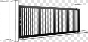 Single Sliding Gate   Sliding Gates In Png  Transparent Png