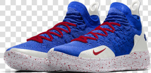 Check Out Nike S Custom Nba Opening Week Shoes For   Kd 11 Red White Blue  HD Png Download