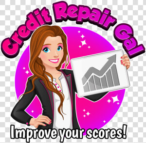 Credit Repair Gal  Inc   Illustration  HD Png Download