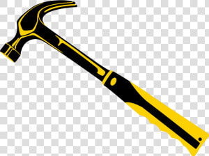 Yellow Hammer Tool Clipart   Png Download   Yellow Hammer Tool  Transparent Png