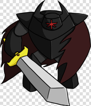 Blackknight   Cartoon  HD Png Download