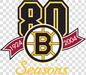 Boston Bruins Anniversary Logo Clipart   Png Download   Boston Bruins Nhl Logos  Transparent Png