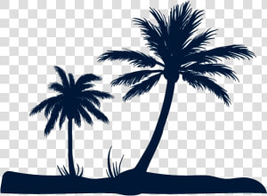 Beach Fundal Euclidean Vector   Coconut Tree Vector Png  Transparent Png