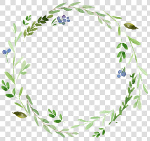 Leaf Wreath Cartoon Transparent   Wedding Flower Wreath Png  Png Download