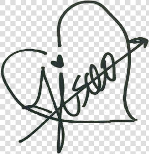 Jisoo Blackpinkjisoo Blackpink Blink Signature Signatur   Jisoo Blackpink Signature Png  Transparent Png