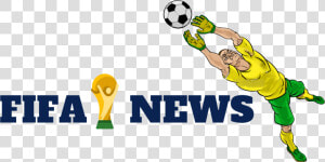 Fifa World Cup News   Goalkeeper Cartoon  HD Png Download