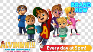 Transparent Alvin And The Chipmunks Png   Nickelodeon Alvin And The Chipmunks Cartoon  Png Download