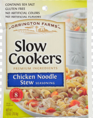 Orrington Farms Chicken Noodle Slow Cooker Mix   Orrington Farms Slow Cooker  HD Png Download