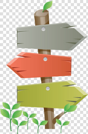 Directional Sign Planks Clipart  HD Png Download