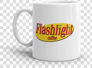 Seinfeld Mug Mockup Handle On Left 11oz   Coffee Cup  HD Png Download