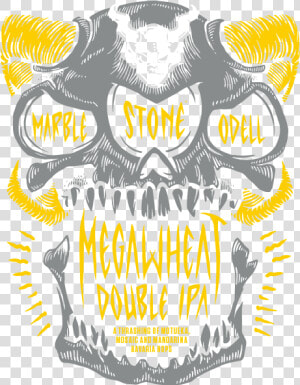 Marble   Odell   Stone Megawheat   Stone Brewing Megawheat  HD Png Download