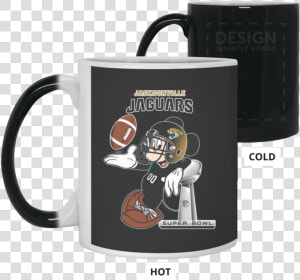 Nfl Jacksonville Jaguars Mickey Mouse Super Bowl Football   Avengers Endgame Mug  HD Png Download