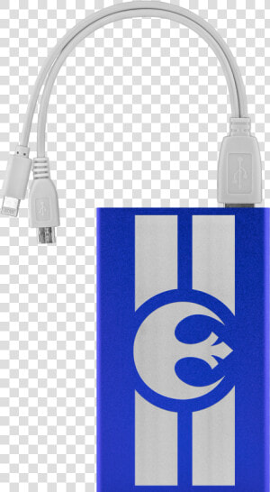 Rebel Alliance Etched Portable Power Bank﻿ Class   Battery Charger  HD Png Download