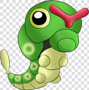 Transparent Caterpie Png   Pokemon That Looks Like A Worm  Png Download