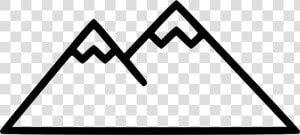 Mountain   Mountain Svg Icon Free  HD Png Download