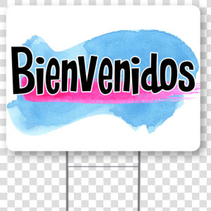 Bienvenidos Inch Sign With Display Options   Graphic Design  HD Png Download