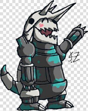 Zakk The Happy Aggron   Illustration  HD Png Download