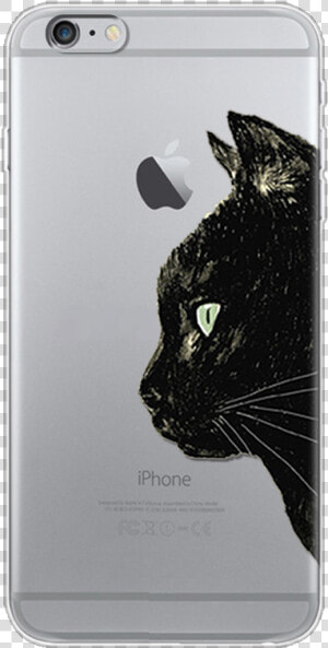 Funda Iphone 6 Tpu Gato Negro  HD Png Download