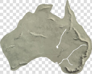 Jaw artifact terrain   Raised Relief Map Australia  HD Png Download