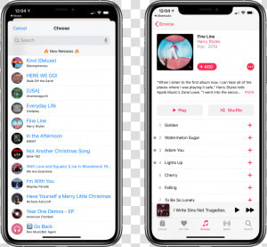 Tapping A New Music Release In Musicbot Opens It In   Iphone X Top Charts  HD Png Download