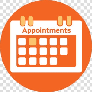 Appointment Circle   Book In Advance Icon  HD Png Download