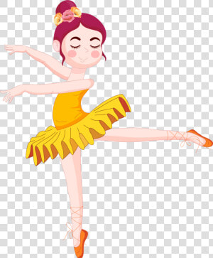 Gambar Kartun Profesi Balerina  HD Png Download