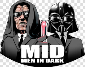 Darth Vader And Darth Sidious As Men In Black Preview   Sheev Palpatine  HD Png Download