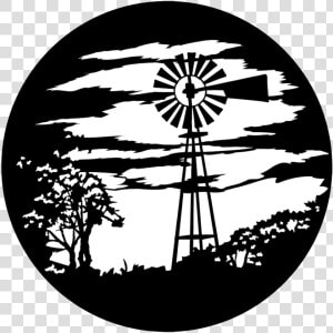 Apollo Windmill Western   Western Gobos  HD Png Download