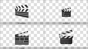 Clapper Board On Various Operating Systems   Hutchinson Institute  HD Png Download