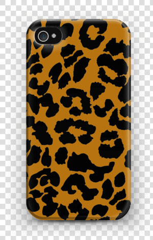 Leopard Print Case Iphone 4 4s   Зимняя Юбка В Пол Выкройка  HD Png Download