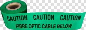 Caution Fibre Optic Cable Below Tape 365m X 150mm   Label  HD Png Download