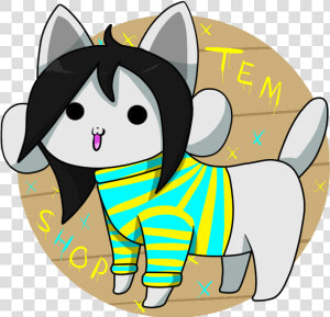 Temmie Chibi Charm   Cartoon  HD Png Download