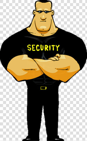  security    guard    freetoedit   Security Cartoon  HD Png Download