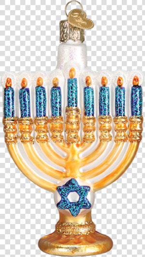 Menorah Christmas Ornament  HD Png Download