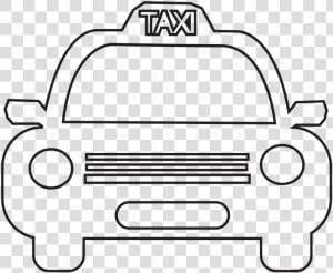 Taxi Icon Auto Automobile Banner Png Image Clipart   Taxi Icon White Transparent  Png Download