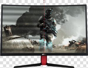 Msi Optix G27c2 27 Curved Gaming Monitor  HD Png Download