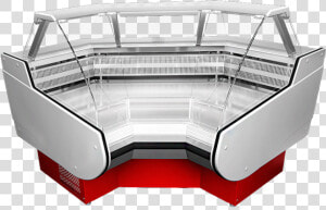 Refrigerated Display Case Belluno uv Closed Angle   Handrail  HD Png Download