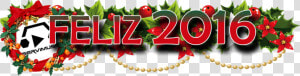 Feliz Navidad Y Prospero A O Nuevo M Sica Video Y Karaoke   Girlande Weihnachten Png  Transparent Png