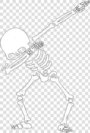 Skeleton Dab   Transparent Cartoons   Skeleton Dab  HD Png Download