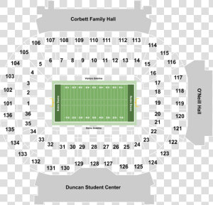 Section Notre Dame Stadium Seating Chart  HD Png Download