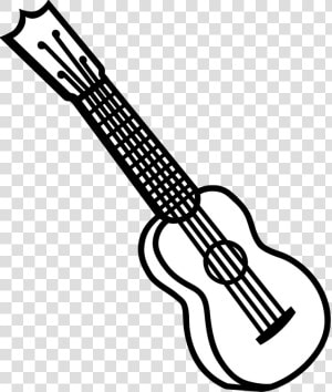 Ukulele Clipart Black And White   Black And White Clipart Of String Instruments  HD Png Download