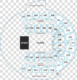 Chase Center Seating Chart Concert  HD Png Download