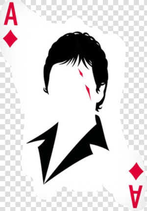  ace  playingcards  scarface  freetoedit   Clove Of Ace Card  HD Png Download